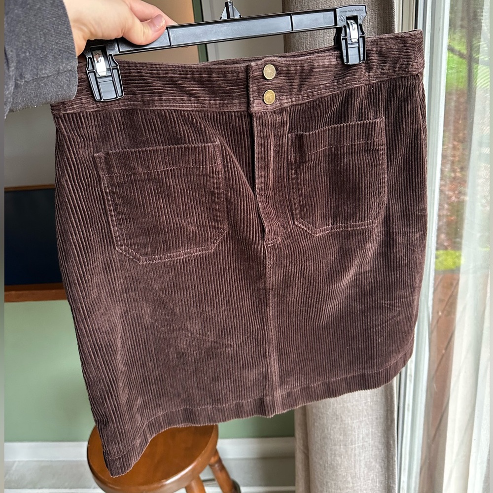 LOFT Corduroy Mini Skirt